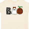 thumbnail image 4 of Inktastic Boo Halloween Ghost and Plaid Pumpkin Boys or Girls Toddler T-Shirt, 4 of 5