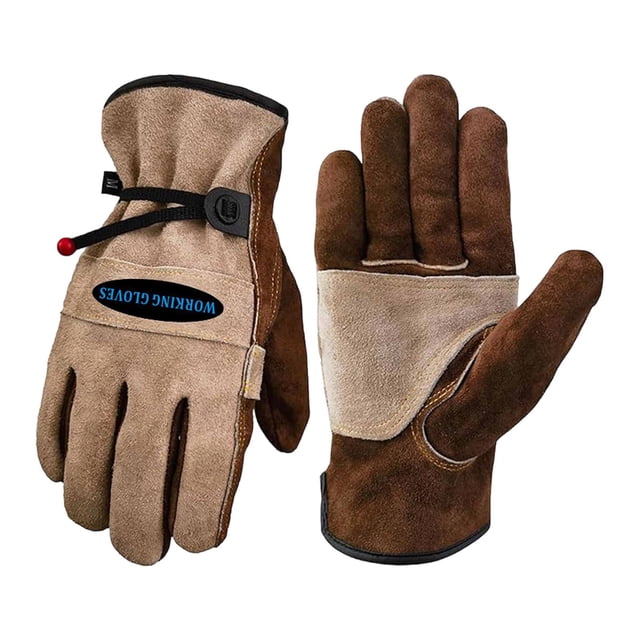 Terraxo Gardening Gloves Synthetic Leather Thornproof Work Gloves Punctureproof Heat Resistant Hand Protection Suitable for Fruit Handling Weeding Welding Hom XL