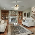 thumbnail image 5 of JONATHAN Y Brandy 52" 3-Light Crystal Prism Drum LED Ceiling Fan With Remote, Chrome, 5 of 9
