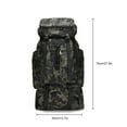 thumbnail image 3 of Greeniant para senderismo al aire libre, de nailon de gran capacidad, portátil para senderismo, bolsa de almacenamiento Ropa Deportiva, Zapatos Camuflaje del desierto, 3 of 6