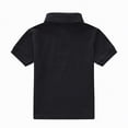 thumbnail image 5 of NIEWTR Boys Lightweight Polo Shirts Breathable Cotton Short Sleeve Collared Tops Toddler to Teens(Black,3-4 Years), 5 of 6