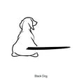 thumbnail image 4 of Maytalsory Reflective Car Stickers Stay Safe And Stylish On Go Funny Dog Moving Tail Decal Vinyl Car Sticker black dog, 4 of 6