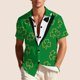 thumbnail image 5 of Ceisia St. Patrick's Day Men's Unisex Hawaiian Shirt | Summer Beach Casual Short Sleeve Button Down Gift Printed Top, 5 of 9