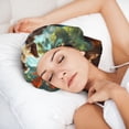 thumbnail image 6 of Logiee Maple Meditating Bear Print Silk Bonnet Satin Bonnet for Sleeping Women and Men,Double Layer Hair Bonnet for Curly Braids Hair, 6 of 6