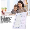 thumbnail image 3 of Tablero De Lista De Verificación De Tareas, Tablero De Notas De Tabla De Tareas Portátil Duradero Para El Hogar Todos Los Días Para Niños, 3 of 7