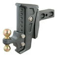 thumbnail image 2 of CURT 45955 Rebellion XD Adjustable Cushion Hitch with Dual Ball, 2-1/2-Inch Receiver, 2, 2-5/16-In Balls, 20,000 lbs, 8-In Drop, 2 of 10