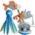 thumbnail image 1 of Juguetes para perros Nocciola Ocean Theme, 4 unidades, para perros pequeños, medianos y grandes, 1 of 7