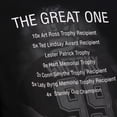 thumbnail image 6 of Men's Mitchell & Ness Wayne Gretzky Black Los Angeles Kings Premium Name & Number Fleece Pullover Sweatshirt, 6 of 6