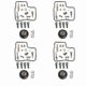thumbnail image 2 of Carburetor Repair Kit With Seal Float Valve Pilot Screws For Honda St1100 Sc26 1990-2000 St1100 Rebuild, 2 of 3