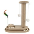 thumbnail image 2 of Juguetes Rascadores Para Gatos, Poste Rascador Para Gatos Con Base Segura, Interactivo, Fácil De Desmontar Con Bola Para El Hogar, 2 of 7