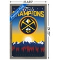 thumbnail image 3 of NBA Denver Nuggets - 2023 NBA Finals Team Logo Wall Poster, 14.725" x 22.375" Framed, 3 of 5