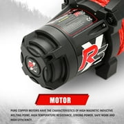 X-BULL High Speed Electric Winch XRS 13000LBS 12V Synthetic Rope SUV Jeep Truck 4WD 2 in 1 Wireless Remote