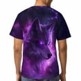 thumbnail image 5 of LAOLIUSN Men'S Wolf Graphic T-Shirt Novelty Animal Print Short Sleeve Top, S-4XL, 5 of 7