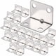 thumbnail image 1 of Soporte de esquina de acero inoxidable de 20 piezas, soporte resistente de 90 grados, soporte de ángulo recto, soporte de fijación pequeño para madera, soporte de soporte de ángulo recto para, 1 of 5