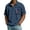 Dark Blue, variant on Mens American Flag Patriotic Polo Shirts Blue L