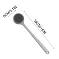 thumbnail image 3 of Pompotops Bath Shower Body Brush, Silicone Bath Brush With Long Handle, Soft Body Brush Back, Shower Wet, Gray, 3 of 8