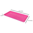 thumbnail image 2 of 10" x 20" Heavy Duty Mesh Plastic Seed Starting Tray, Magenta, 1" - Ensures Water Drainage and Aeration, Perfect for Greenhouses or Indoor Gardening, 2 of 3