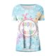 thumbnail image 3 of Blusa de manga corta con estampado de cuello redondo informal para mujer a la moda, Tops de verano OAVQHLG3B Store lin121212, 3 of 3