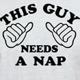 thumbnail image 3 of CafePress - This Guy Needs A Nap Light T Shirt - Men's Classic Graphic T-Shirt, 3 of 4
