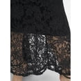 thumbnail image 3 of Vestido de encaje de talla grande para mujer, hombros descubiertos, elegante para boda, 3 of 8