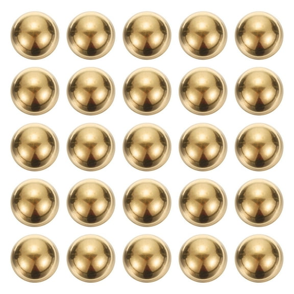 Uxcell 20 pack Precision Solid Brass Bearing Balls 1/2" Industrial Brass Ball Spheres