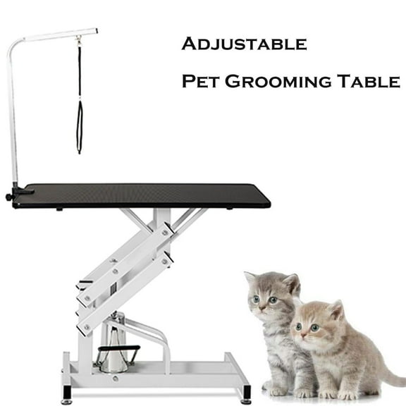 Topcobe Pet Grooming Table, 45” x 24” Adjustable Foldable Dog Grooming Table for Dog Cat, Weight Capacity Up to 330 LBS