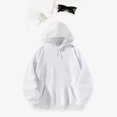 thumbnail image 1 of Sudadera con Capucha para Mujer Sudadera con Capucha con Cordón Letra Impresa Streetwear Sudadera con Capucha Tops para Entrenamiento Atlético Caminar L Yinane sudadera con capucha de las mujeres, 1 of 8