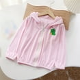 thumbnail image 5 of Kids Long Sleeve Hoodie Jacket Girls Sun Protection Dinosaur Lightweight Coat Boys Summer Cute Street Wear 9-10 Y, 5 of 5