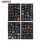 thumbnail image 3 of Kit de 100 pegatinas de neón, pegatinas de vinilo de graffiti, pegatinas lindas de mezcla y combinación de neón, decoración de pegatinas, para adolescentes, niñas y adultos, colores surtidos, 3 of 7