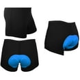 thumbnail image 3 of LEEYNEER Women Men 3D Padded Cycling Underwear Shorts - Bike Undershorts Bicycle Underpants with Breathable Thicken Silicone Padded, 3 of 5