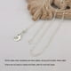 thumbnail image 5 of Qarigey Collar de cadena de plata ajustable estético Universal chapado en cobre DIY collares de mano mujeres hombres para colgantes joyería 16-24 Ropa, zapatos y accesorios Miscelánea 73.3 cm Qarigey AP010323-04B, 5 of 6