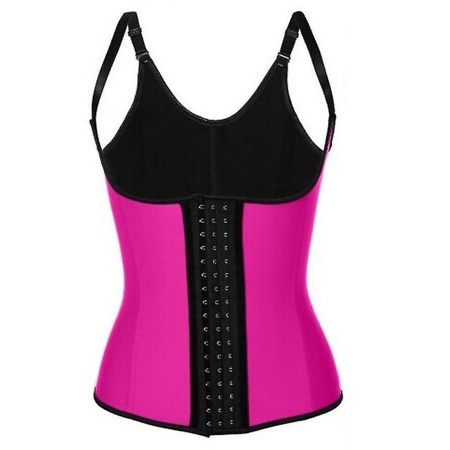 Mujeres látex cintura entrenador corsé chaleco 9 acero deshuesado debajo del busto corsé Sexy cinturón adelgazante cintura ShuxiuWang 8390612426056