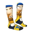 thumbnail image 4 of Lsque Sml Jeffy Printed Crew Socks Men's Women's LightWeight Thin Casual Calf Socks ,Knee High Socks,Cotton Socks, 4 of 9