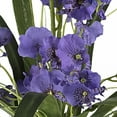 thumbnail image 3 of Nearly Natural Dancing Lady Orchid Liquid Illusion Silk Flower Arrangement, Purple, 3 of 7