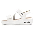 thumbnail image 3 of Pennysue Women's Air Cushion Support Sandals White Platform Ankle Strap Wedge Sandals 8M, 3 of 7
