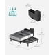 thumbnail image 5 of Estante para secar platos SONGMICS, grande, expandible, de acero inoxidable, 5 of 7