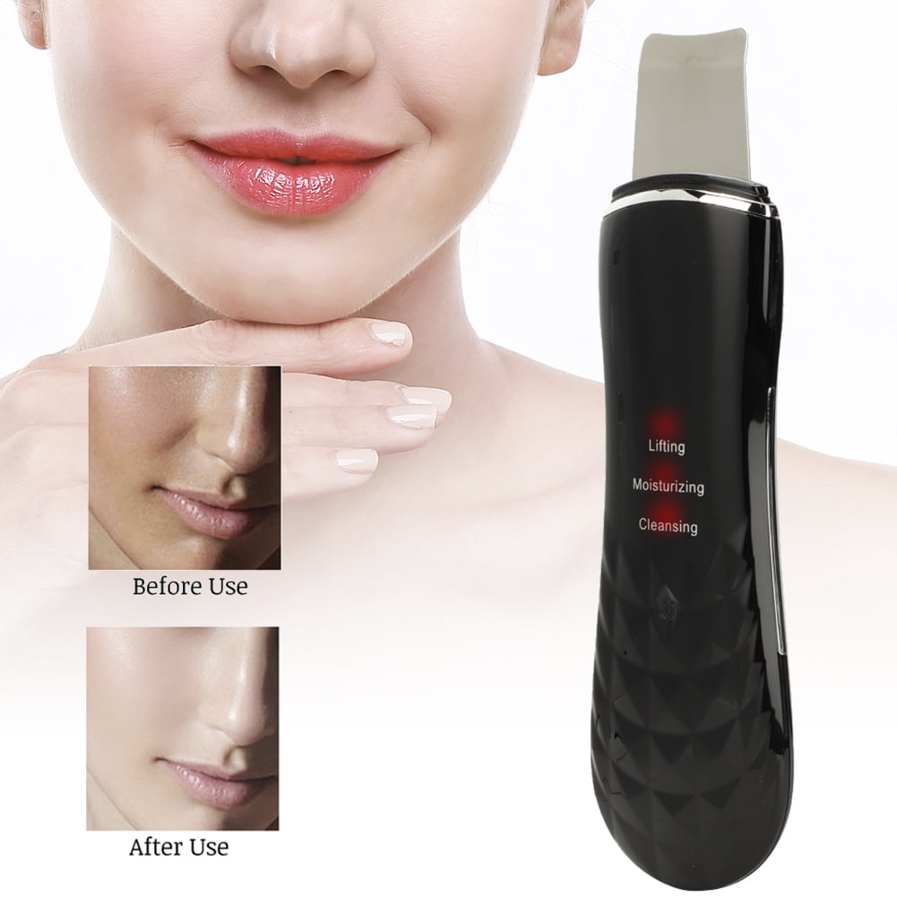 Tebru Face Pores Cleaner, Ultrasonic Facial Skin Scrubber Deep Cleaning