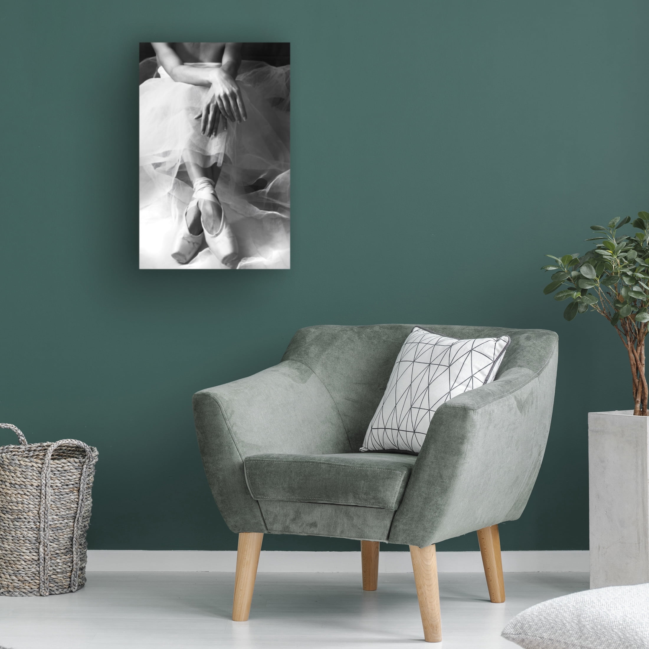 Canvas Wall Art - Roberta Nozza 'LAttesa' Wall Art for Living Room, Bedroom, or Office D?cor by Trademark Fine Art - 30 x 47 Inches