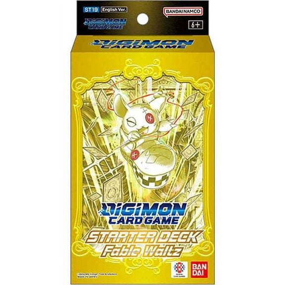 Bandai | Digimon Card Game: Fable Waltz Starter Deck (ST-19) | Trading Card Game | Ages 6  | 2 Players | 15 Minutes Playing Time