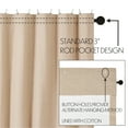 thumbnail image 5 of VHC Brands Cider Mill Primitive Pig Shower Curtain, Tan, 72x72, 5 of 8