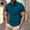 Blue, variant on Men's Shirts with Free Shipping Solid Color Short Sleeve Shirts in Red, Black for Casual Everyday Wear Essentials Style Tops​
