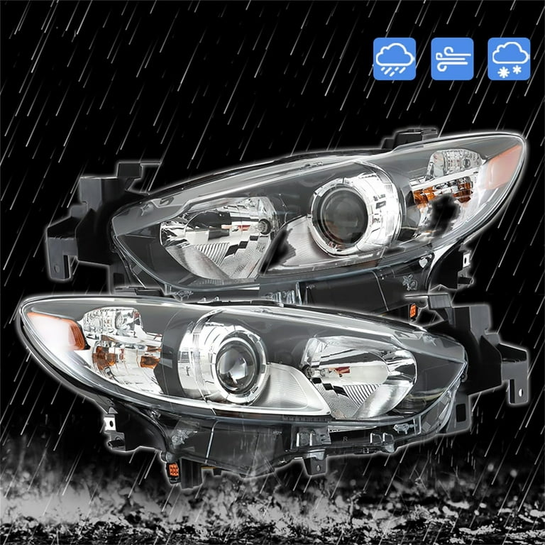 labwork Headlight Assembly Replacement for Mazda 6 Halogen