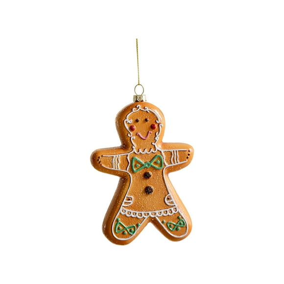 Lipstore Christmas Decoration Pendant Gingerbread Man Decor Cute for Dining Room Home