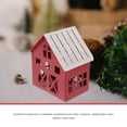 thumbnail image 4 of FENGGUIQU Handmade Dark Red Christmas Candle Holder for Desktop and Festive Table Decoration, 4 of 6