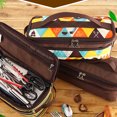 thumbnail image 4 of 1PC Cookware Storage Bag Tableware Bag Travel Portable Cosmetic Bag Toiletry Pouch for Outdoor Camping Barbecue (New Pattern), 4 of 5
