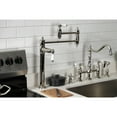 thumbnail image 3 of Kingston Brass KS3706PL Restoration Deck Mount Pot Filler Faucet, Polished Nickel, 3 of 9