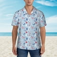 thumbnail image 4 of Daiia Animal Hawaiian Shirt for Men Gentle Cotton Regular Short Sleeve Casual-3X-Large, 4 of 9