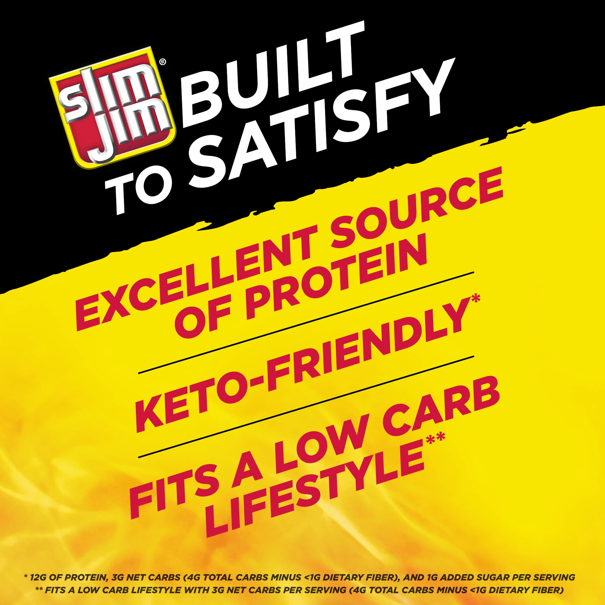Slim Jim Bites, Original Bite-Sized Smoked Sausage Meat Snacks, 2 oz.