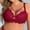 Wine, variant on Naughtyhood Women Intimates Fashion Printed Bra Wire Free Underwear One-Piece Bra Everyday Underwear