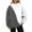 Dark Gray, variant on Women's Fashion Floral Print Long Sleeve High Neck Sweatshirt Top, Elegant and Comfortable for Casual and Dressy Wear, with a Relaxed Fit and Beautiful Patterns,White XL